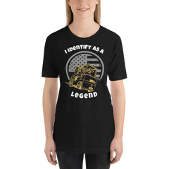 Forklift, I Identify as a Forking Legend GW, Industry Clothing, Unisex t-shirt