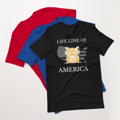 Trucker, Life Line of America GW, Industry Clothing, Unisex t-shirt