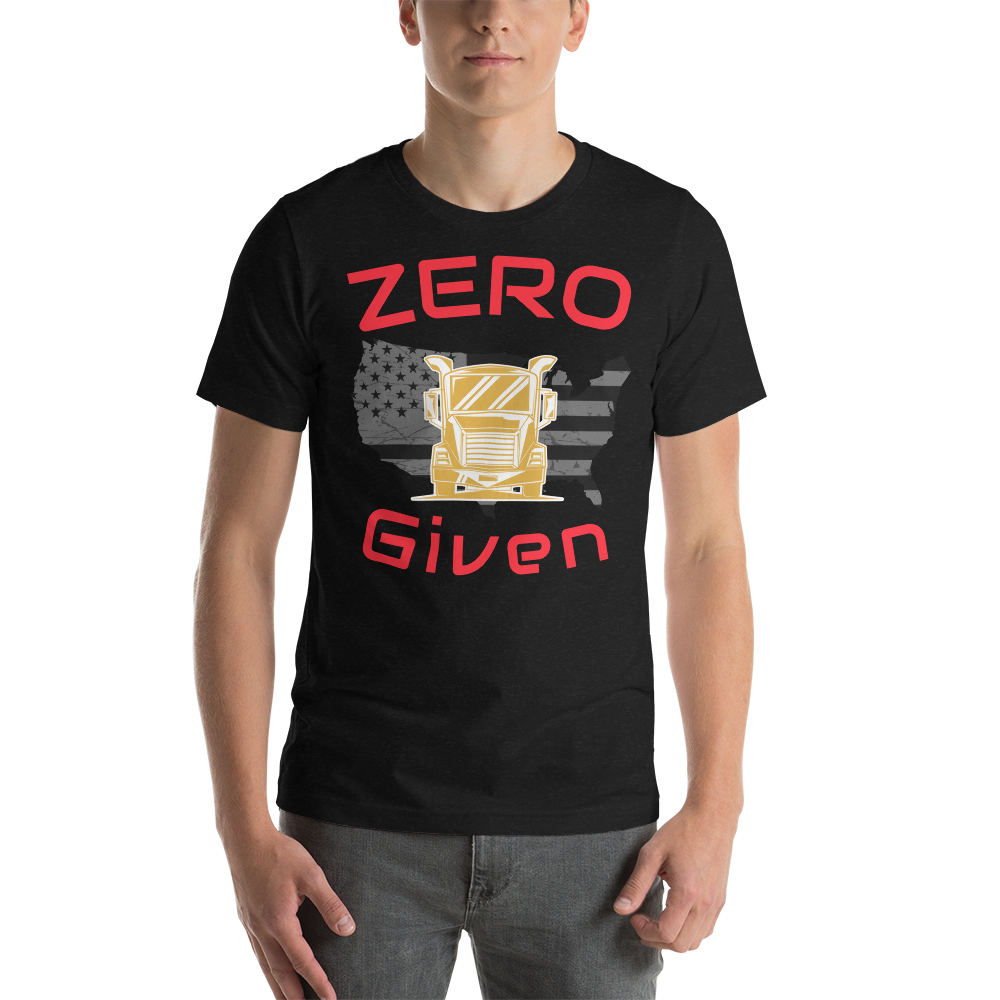 Trucker, ZERO Trucks Given GR, Industry Clothing, Unisex t-shirt