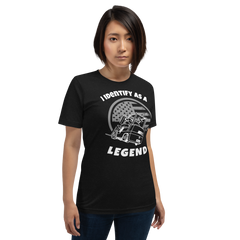 Forklift, I Identify as a Forking Legend W, Industry Clothing, Unisex t-shirt