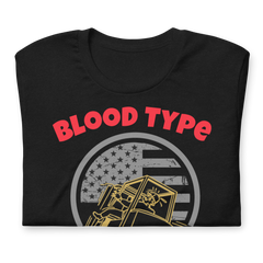 Forklift, Blood Type Propane GR, Industry Clothing, Unisex t-shirt