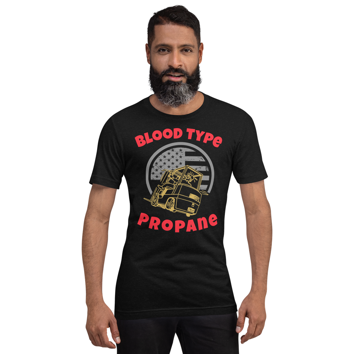 Forklift, Blood Type Propane GR, Industry Clothing, Unisex t-shirt