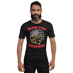 Forklift, Blood Type Propane GR, Industry Clothing, Unisex t-shirt