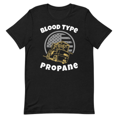 Forklift, Blood Type Propane GW, Industry Clothing, Unisex t-shirt