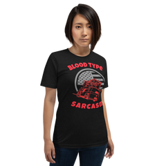 Forklift, Blood Type Sarcasm R, Industry Clothing, Unisex t-shirt