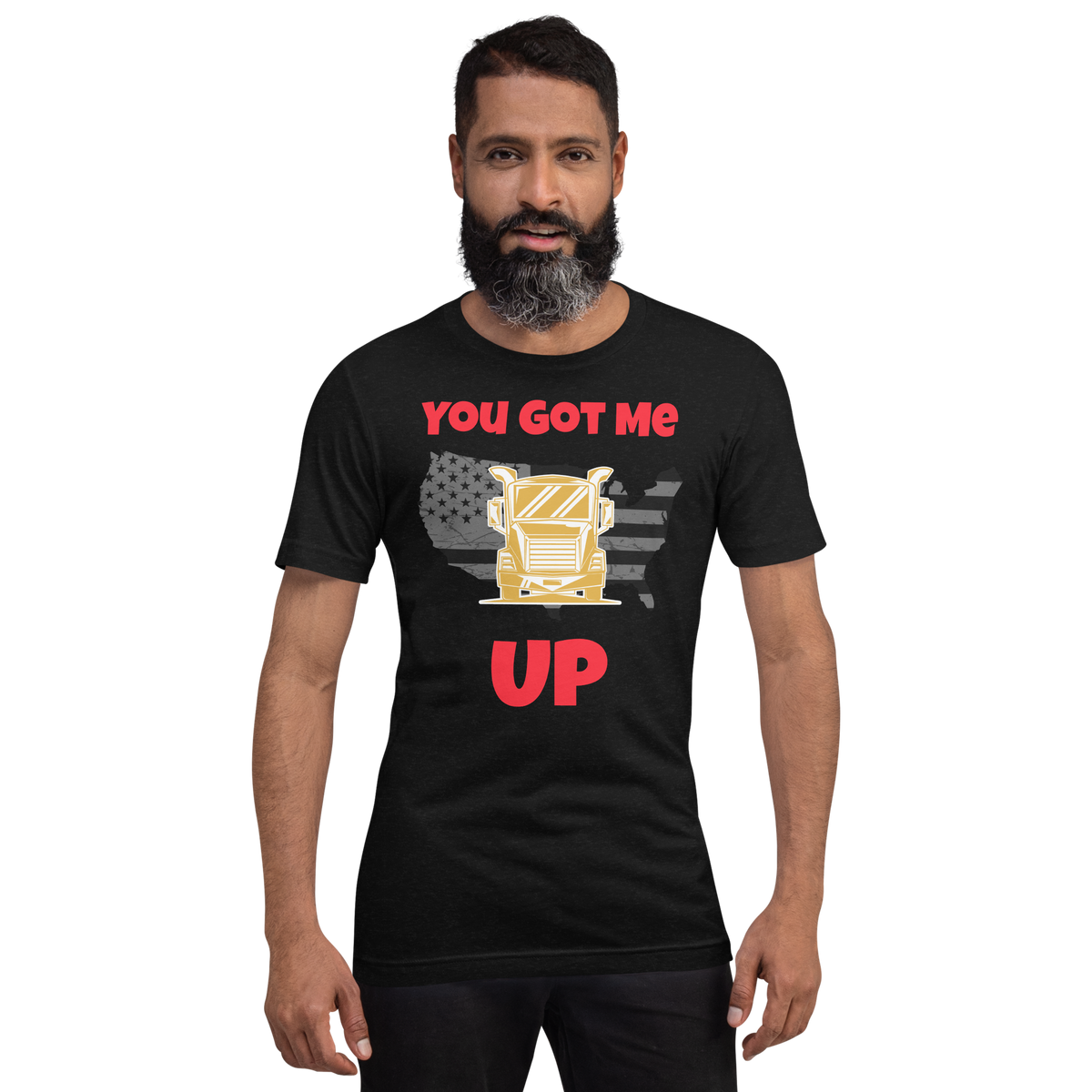 Trucker, You Got Me Trucked Up GR, Industry Clothing, Unisex t-shirt