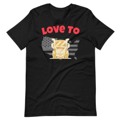 Trucker, Love to Truck GR, Industry Clothing, Unisex t-shirt