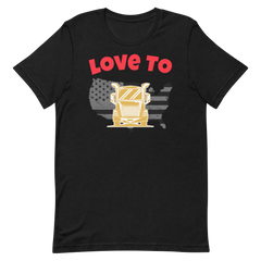 Trucker, Love to Truck GR, Industry Clothing, Unisex t-shirt