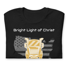 Trucker, Bright Light of Christ Around You GW, Industry Clothing, Unisex t-shirt