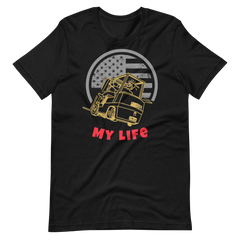 Forklift, Fork My Life GR, Industry Clothing, Unisex t-shirt