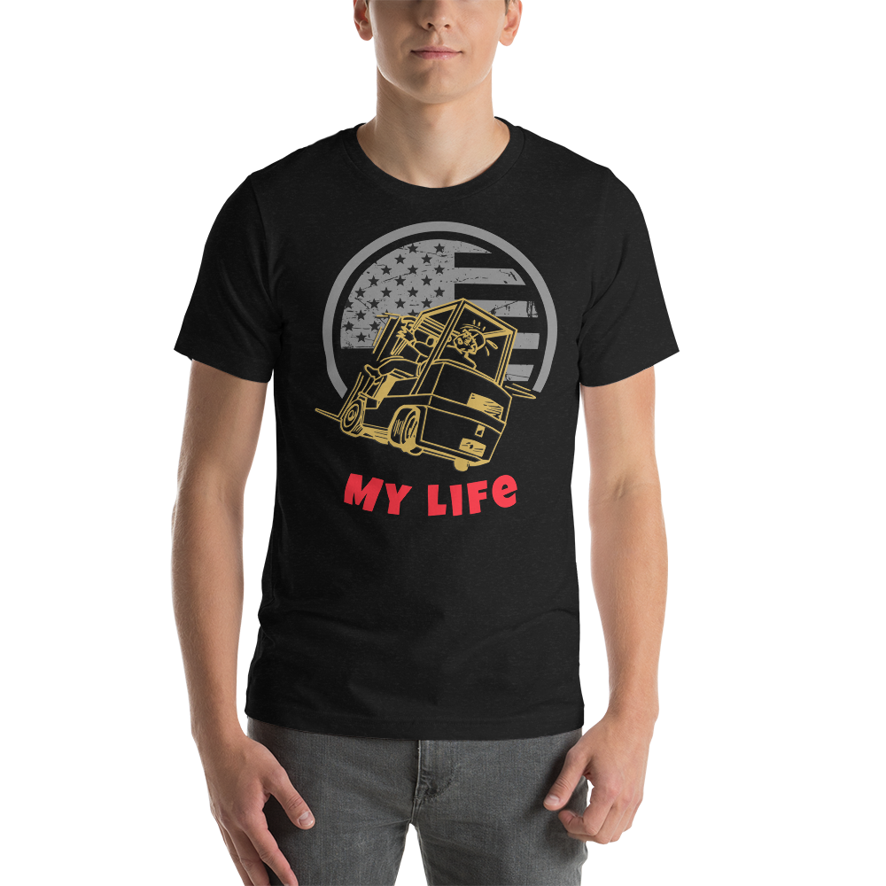 Forklift, Fork My Life GR, Industry Clothing, Unisex t-shirt