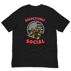 Forklift, Selectively Forking Social, Industry Clothing, Unisex t-shirt