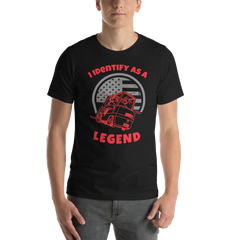 Forklift, I Identify as a Forking Legend R, Industry Clothing, Unisex t-shirt