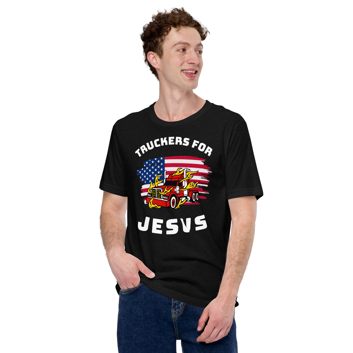 Trucker, Truckers for Jesus RW, Industry Clothing, Unisex t-shirt