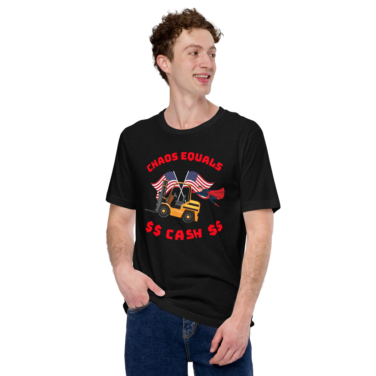 Forklift, Chaos Equals Cash GR, Industry Clothing, Unisex t-shirt