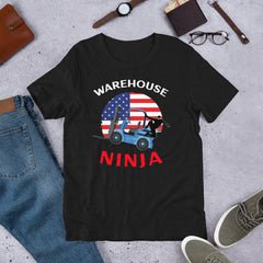 Forklift Ninja, Warehouse Ninja WBR, Industry Clothing Unisex t-shirt