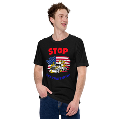 American Trucker, Stop Sex Trafficking RWB, Industry Clothing Unisex t-shirt