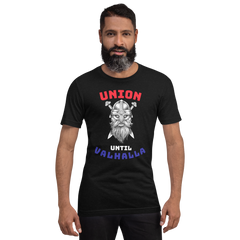 Viking, Union Until Valhalla RWB, Industry Clothing, Unisex t-shirt