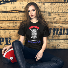 Viking, Union Until Valhalla RWB, Industry Clothing, Unisex t-shirt