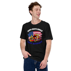 American Trucker Zero Days Since Last Accident WRB Unisex t-shirt