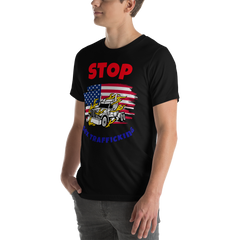 American Trucker, Stop Sex Trafficking RWB, Industry Clothing Unisex t-shirt