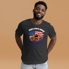 American Trucker Zero Days Since Last Accident WRB Unisex t-shirt