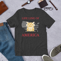 Trucker, Life Line of America GR, Industry Clothing, Unisex t-shirt