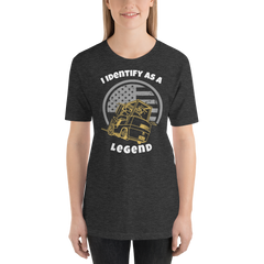 Forklift, I Identify as a Forking Legend GW, Industry Clothing, Unisex t-shirt