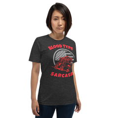 Forklift, Blood Type Sarcasm R, Industry Clothing, Unisex t-shirt