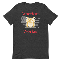 Trucker American Worker GR, Industry Worker, Unisex t-shirt