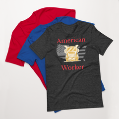 Trucker American Worker GR, Industry Worker, Unisex t-shirt