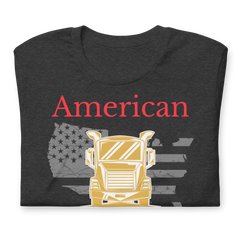 Trucker American Worker GR, Industry Worker, Unisex t-shirt