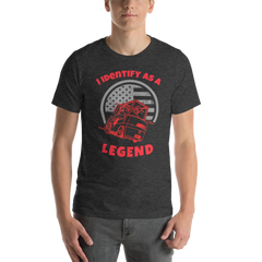 Forklift, I Identify as a Forking Legend R, Industry Clothing, Unisex t-shirt