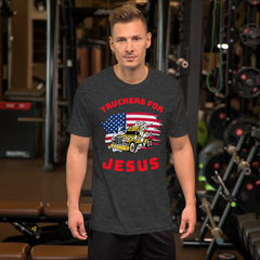 American Trucker, Truckers for Jesus GR, Trucker t shirt, Industry Clothing, Unisex t-shirt