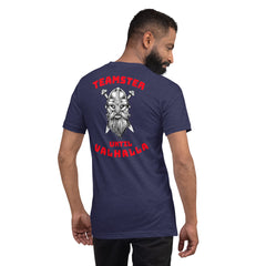 Viking Teamster Until Valhalla Back WR Unisex t-shirt