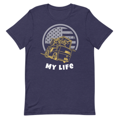 Forklift Fork My Life GW Unisex t-shirt Play on Words