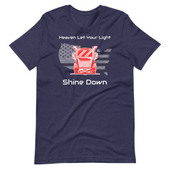Trucker, Heaven Let Your Light Shine Down RW, Industry Clothing, Unisex t-shirt