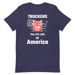 Truckers the Life Line of America RW, Industry Clothing, Unisex t-shirt