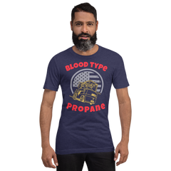 Forklift, Blood Type Propane GR, Industry Clothing, Unisex t-shirt