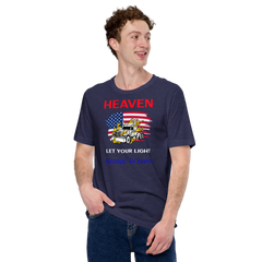 American Trucker, Heaven Let Your Light Shine Down RWB, Industry Clothing, Unisex t-shirt