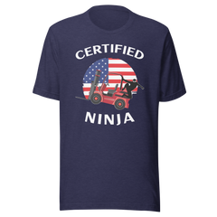 Certified Forklift Ninja FRW Unisex t-shirt