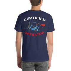 Forklift Superhero Certified Forklift Operator BNFWBR Unisex t-shirt