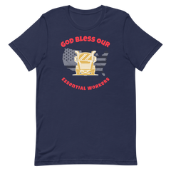 Trucker, God Bless Our Essential Workers GR, Industry Clothing