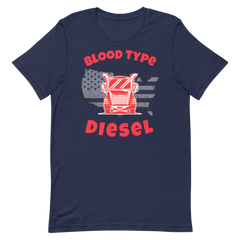 Trucker, Blood Type Diesel R, Industry Clothing, Unisex t-shirt