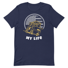 Forklift Fork My Life GW Unisex t-shirt Play on Words