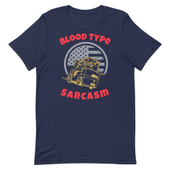 Forklift, Blood Type Sarcasm GR, Industry Clothing, Unisex t-shirt