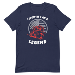 Forklift, I Identify as a Forklift Legend, Industry Clothing, Unisex t-shirt