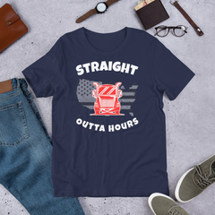 Trucker, Straight Outta Hours RW, Industry Clothing, Unisex t-shirt