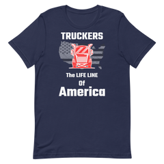 Truckers the Life Line of America RW, Industry Clothing, Unisex t-shirt