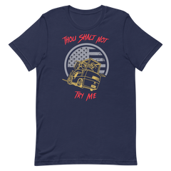 Forklift, Thou Shalt Not Forking Try Me GR, Industry Clothing, Unisex t-shirt